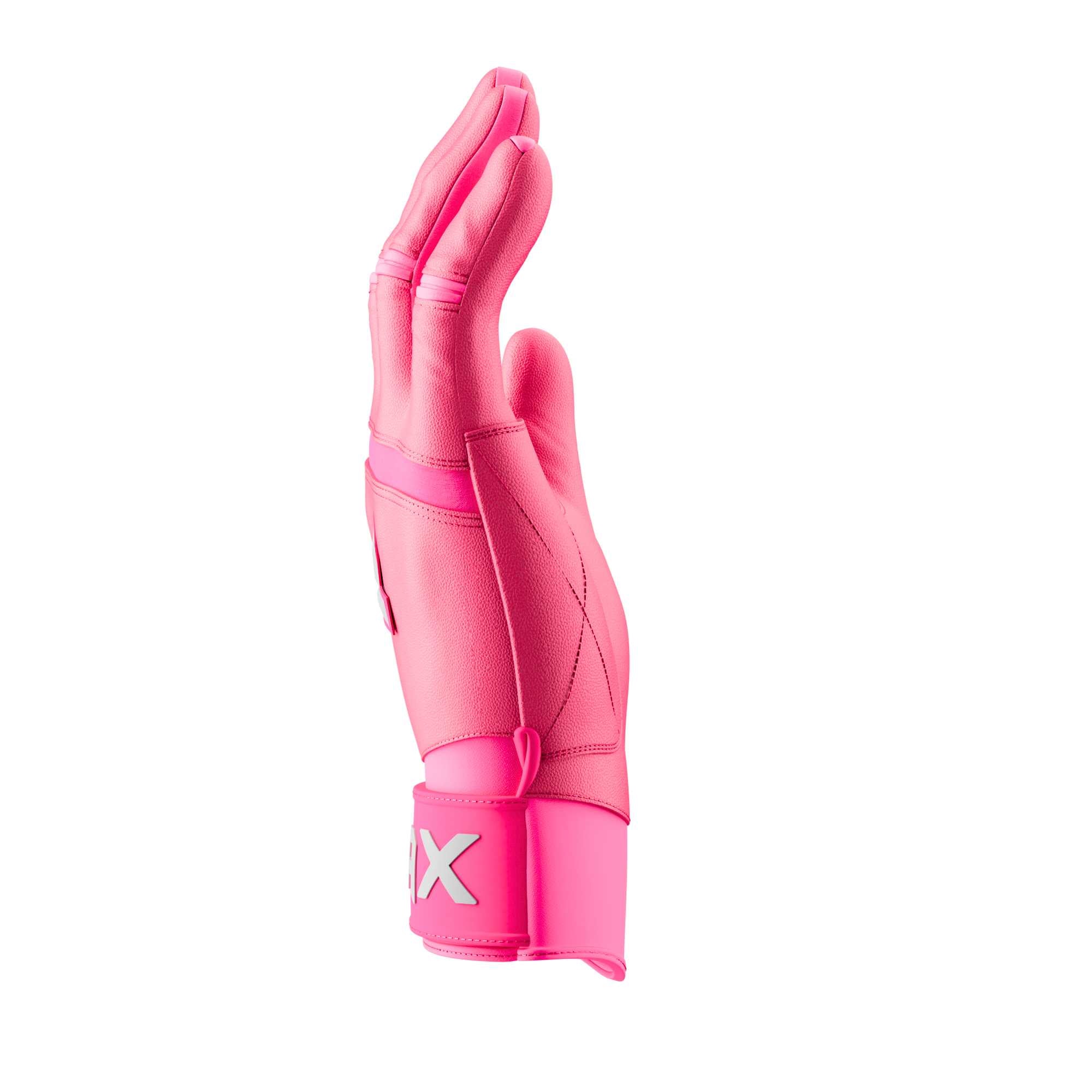 Jax Pink Pro Cuff Batting Gloves