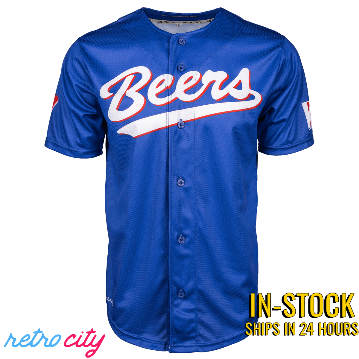 BASEketball Doug Swish Remer Beers Baseball Jersey