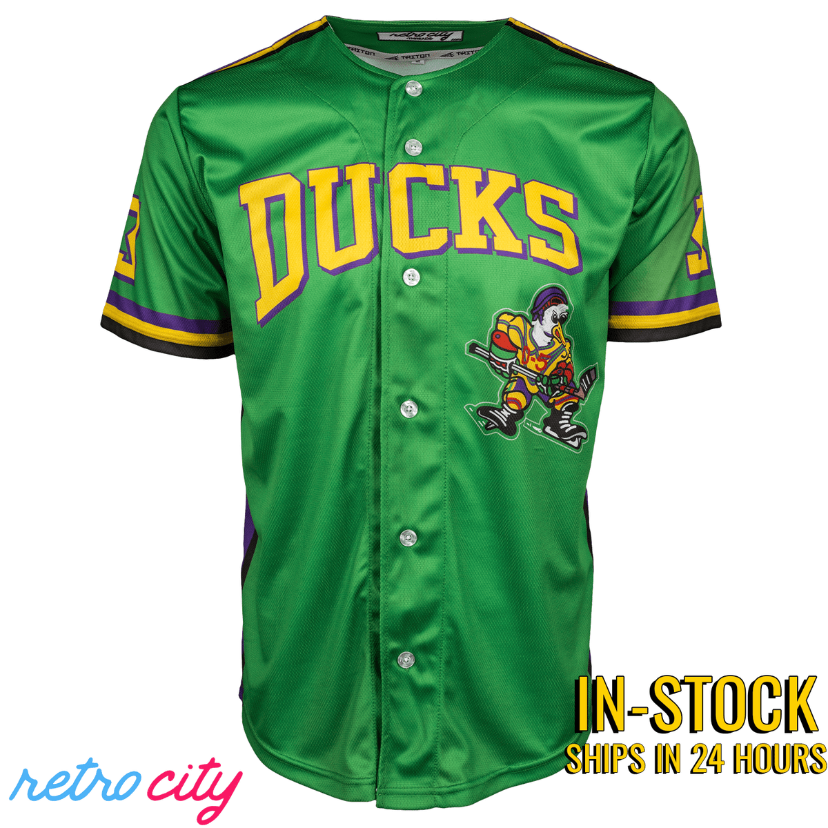 The Mighty Ducks Goldberg Baseball Jersey