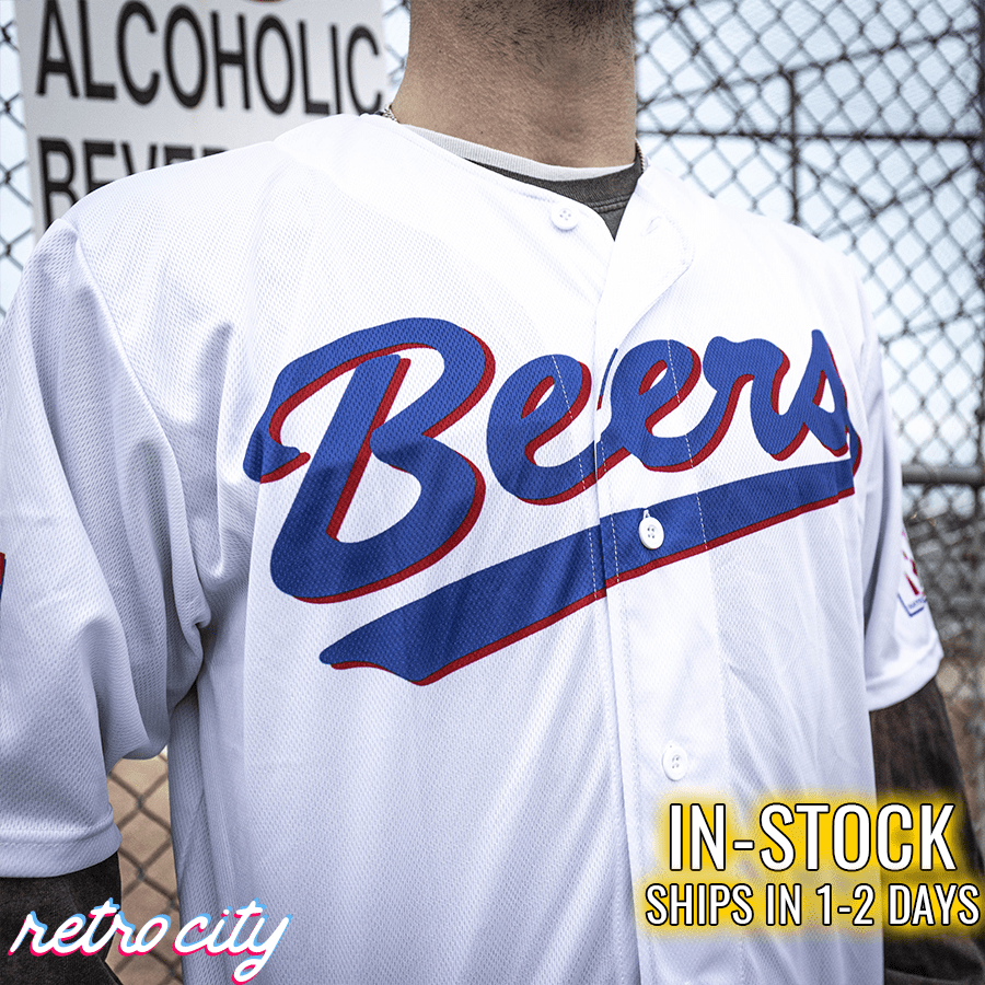 BASEketball Joe Airman Cooper Beers Custom Baseball Jersey