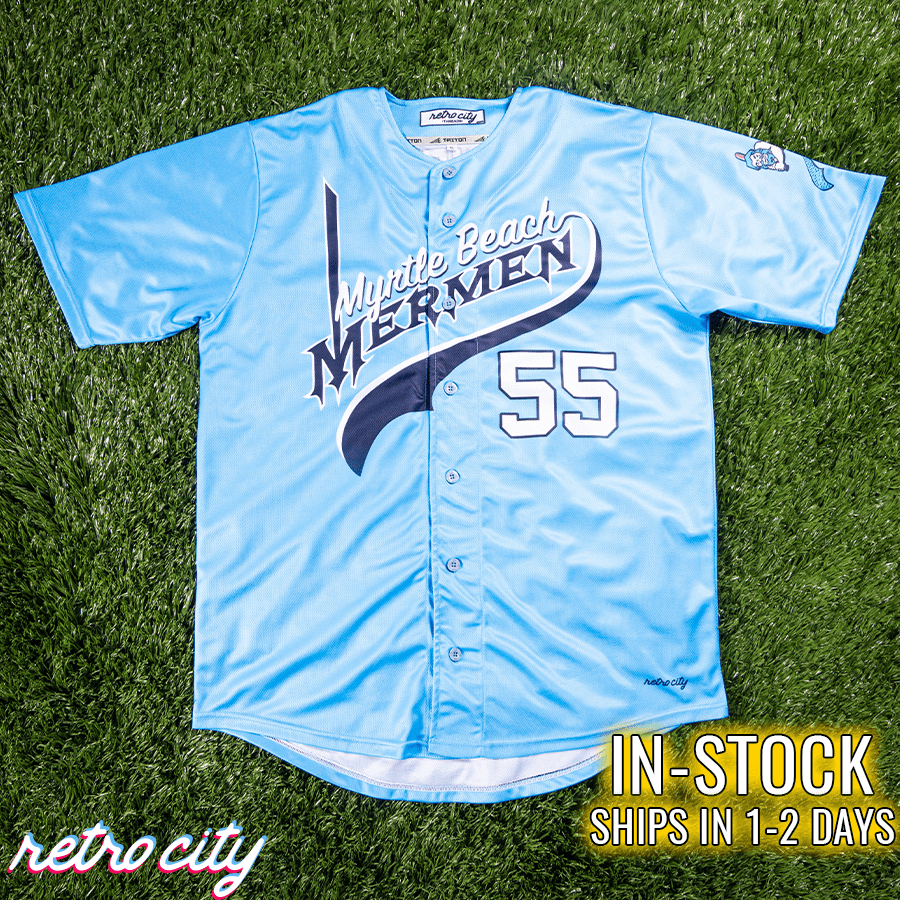 Myrtle Beach Mermen Kenny Powers Baseball Jersey