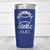 Blue Baseball Tumbler With Addicted To The Diamond Design