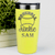 Yellow Baseball Tumbler With Addicted To The Diamond Design