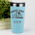 Teal Baseball Tumbler With Baseball Mood Design