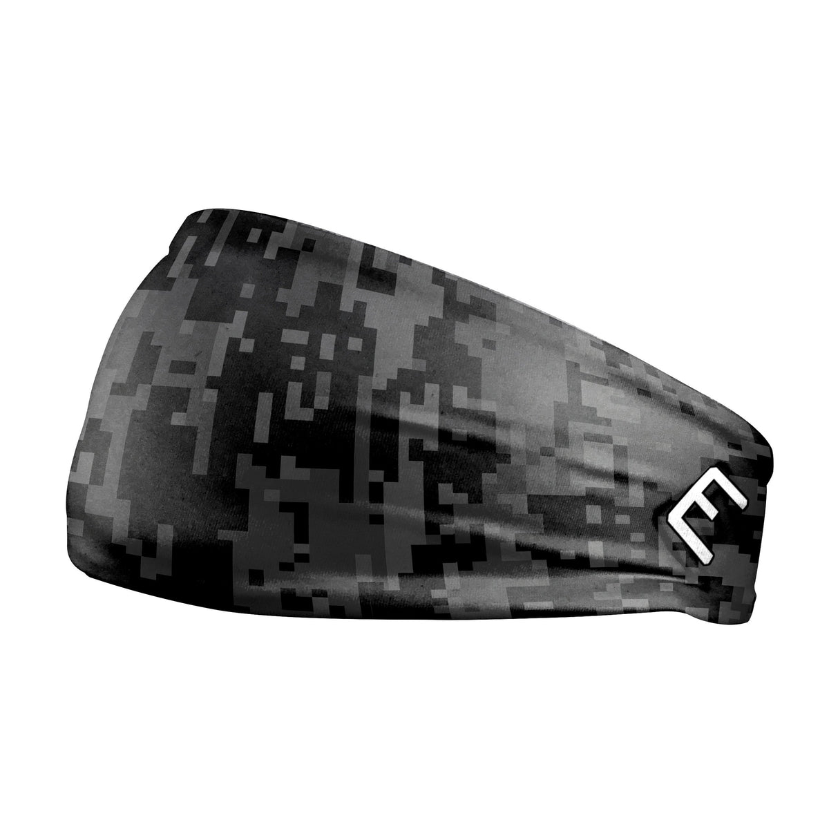 Black Digi Camo Headband