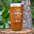 Orange Baseball Tumbler With Busy Ballpark Nights Design