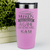 Pink Baseball Tumbler With Busy Ballpark Nights Design