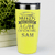 Yellow Baseball Tumbler With Busy Ballpark Nights Design