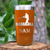 Orange Baseball Tumbler With Diamond Prodigy Design