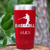 Red Baseball Tumbler With Diamond Prodigy Design