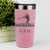 Salmon Baseball Tumbler With Diamond Prodigy Design