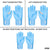 Jax Baby Blue Cuff Batting Gloves