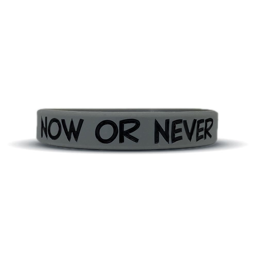 NOW OR NEVER Wristband