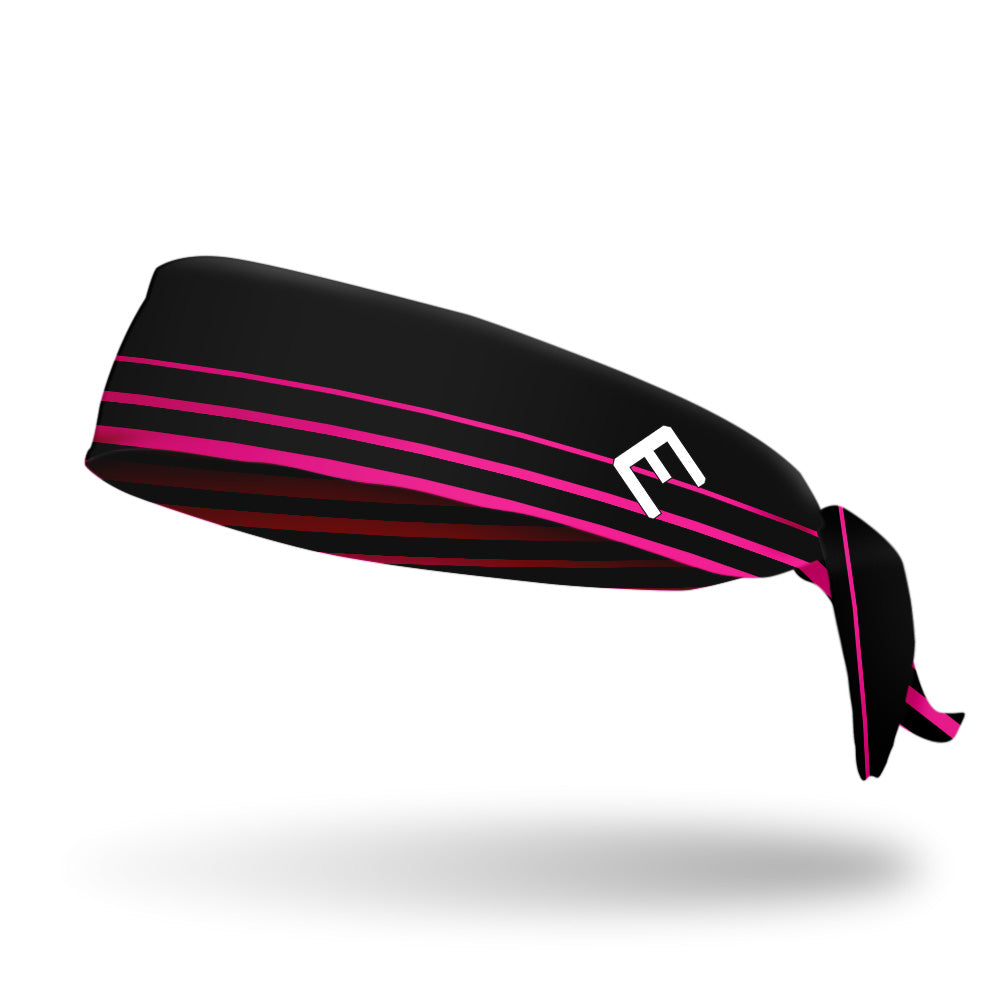 Pink Crossbar Tie Headband