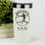 White Baseball Tumbler With Player Spotlight Design