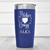 Blue Baseball Tumbler With Playful Pitch Madness Design