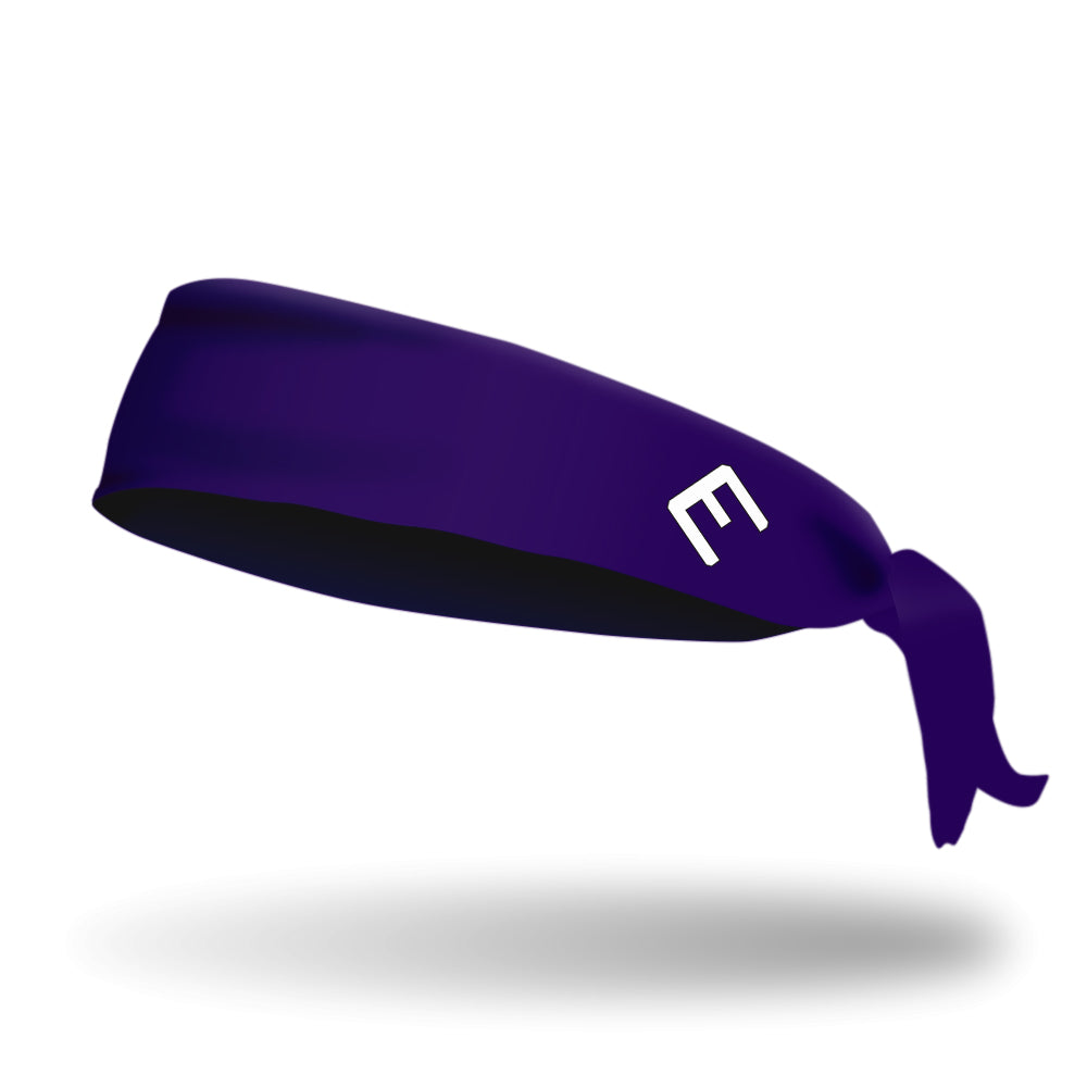 Purple Tie Headband