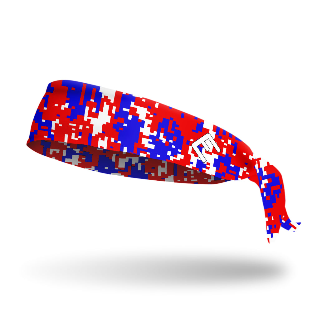 RWB Digi Camo Tie Headband