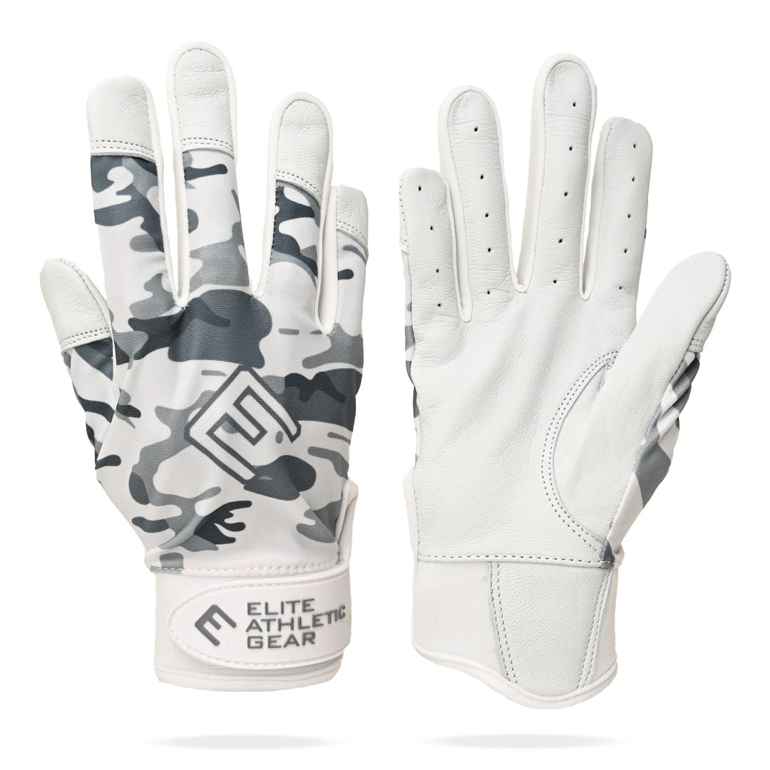 Snow Camo Batting Gloves