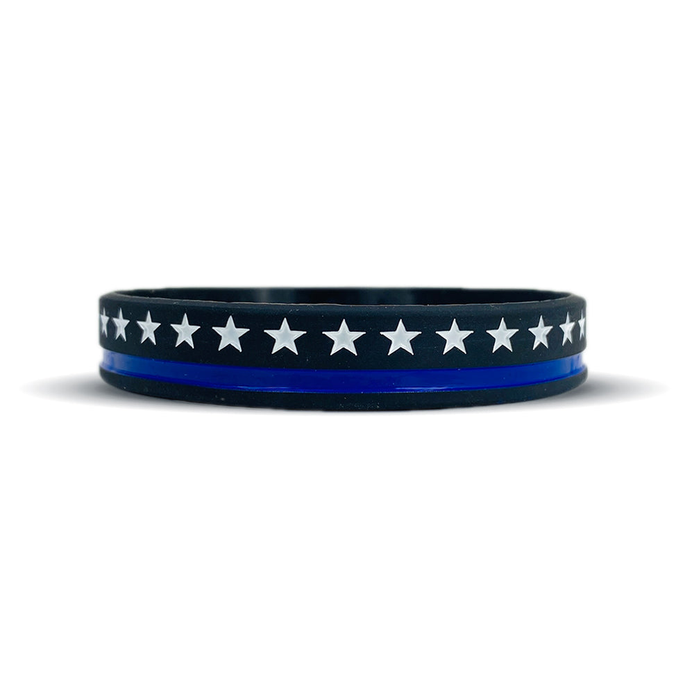 Thin Blue Line Wristband