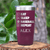 Maroon Baseball Tumbler With The Baseball Routine Design