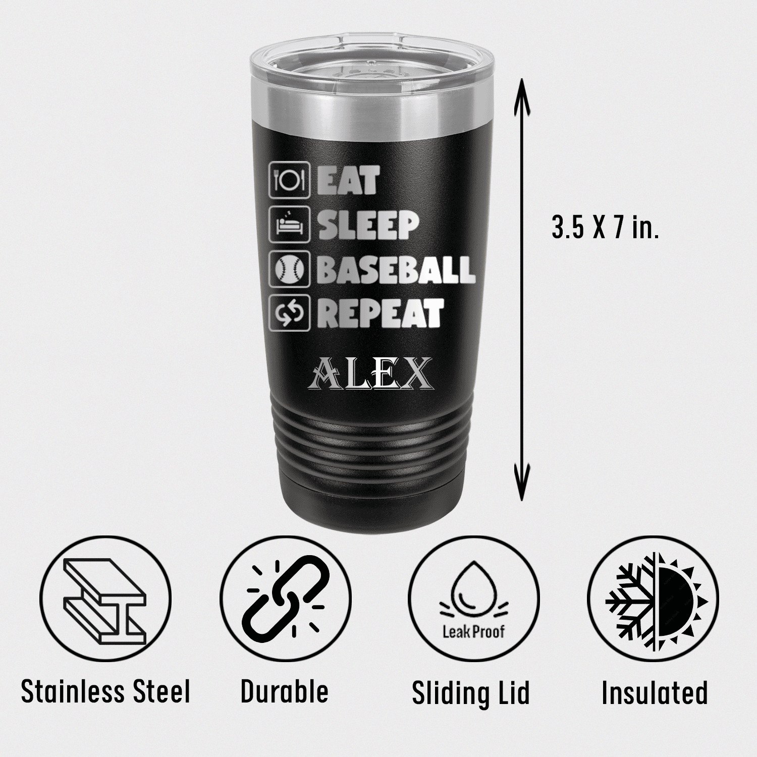 The Baseball Routine Tumbler