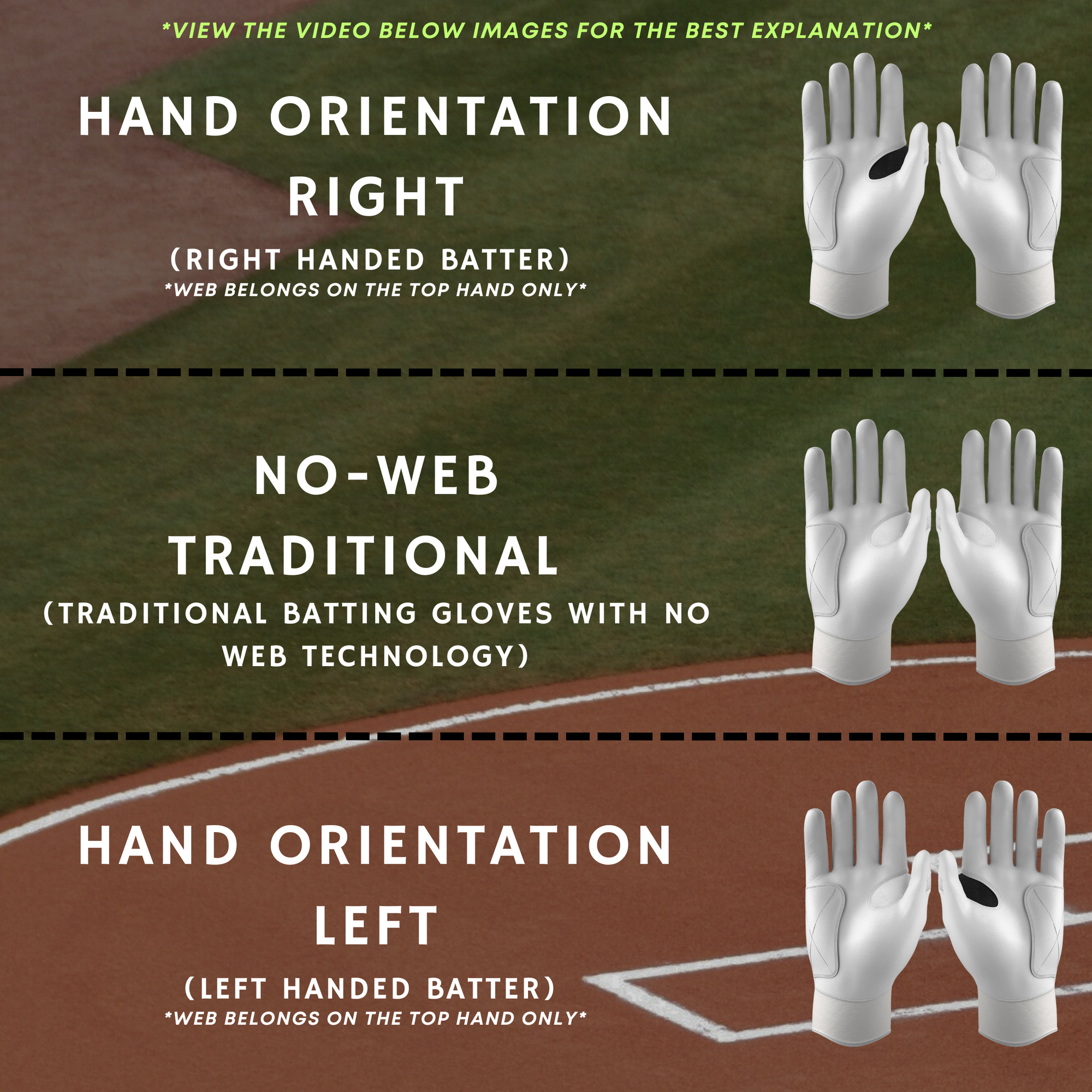 Jax White Pro Cuff Batting Gloves