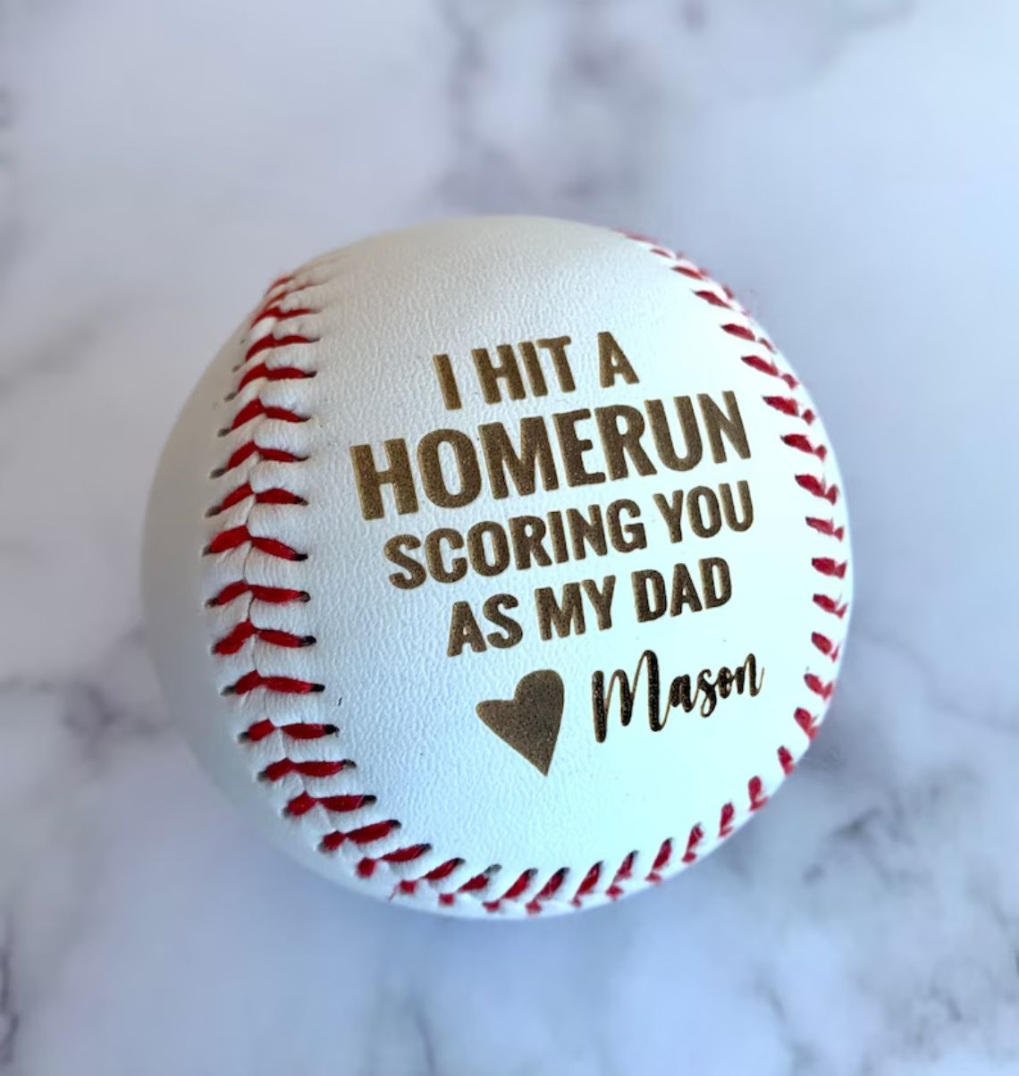 Dad's Special Baseball Memento