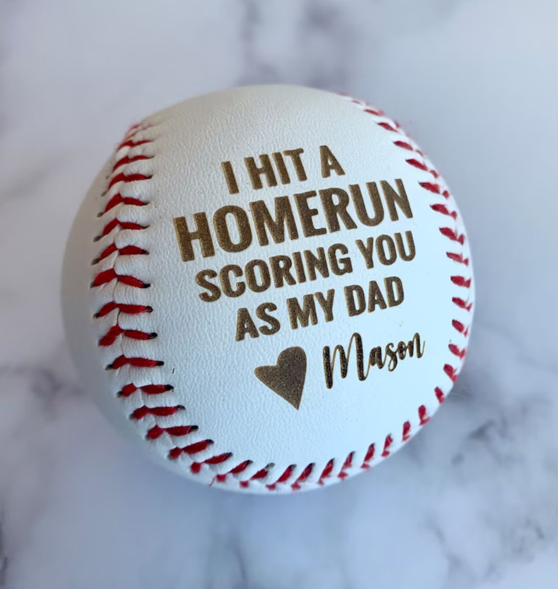 Dad's Special Baseball Memento