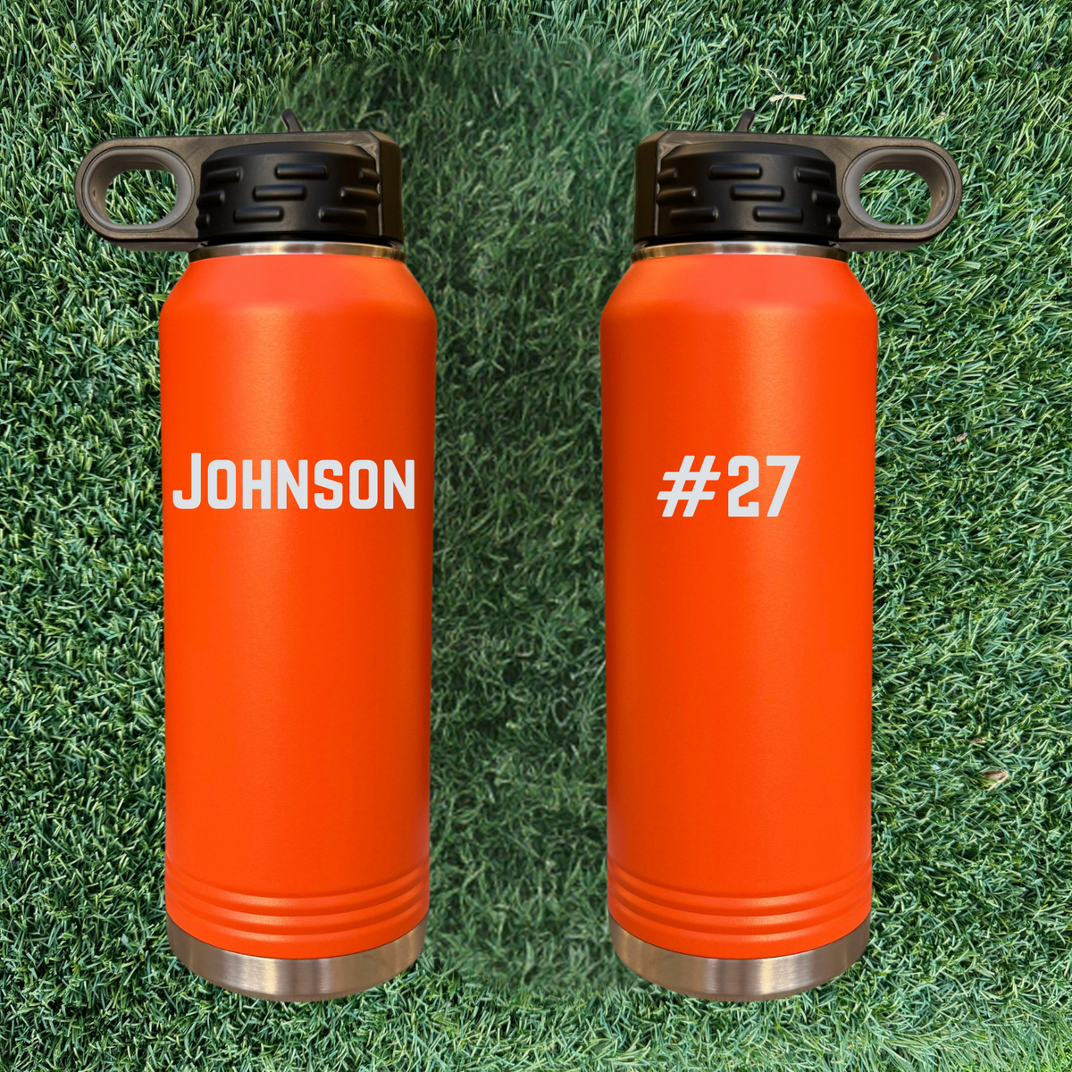 Custom Name And Number Water Bottle