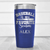 Blue Baseball Tumbler With When Bats Swing Hearts Sing Design