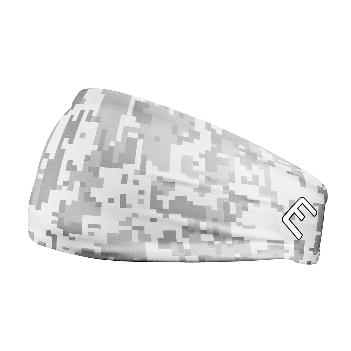 White Digi Camo Headband