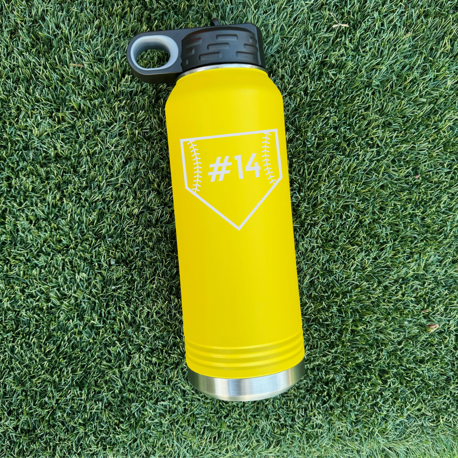 Custom Home Plate Water Bottle