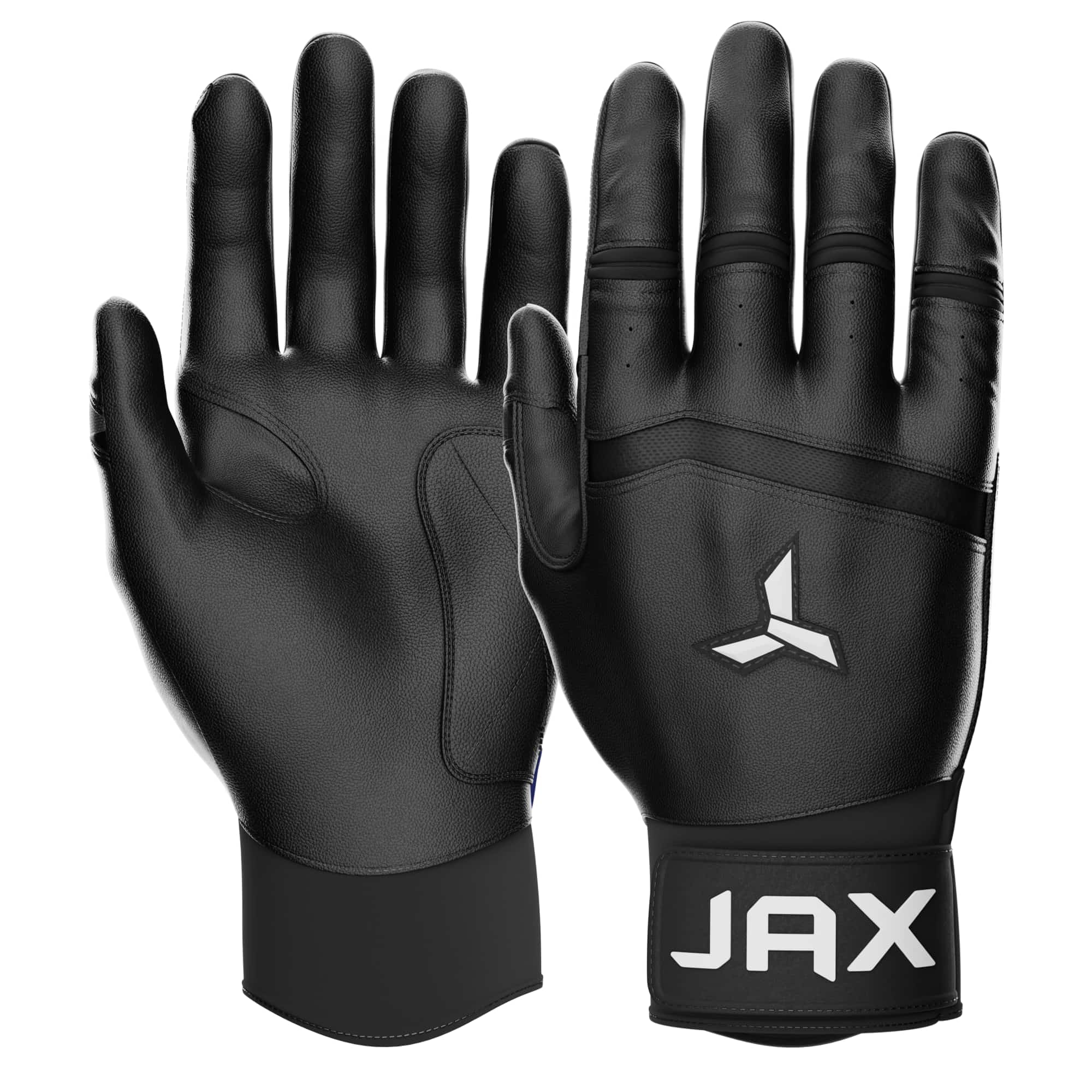 Jax Black Pro Cuff Batting Gloves