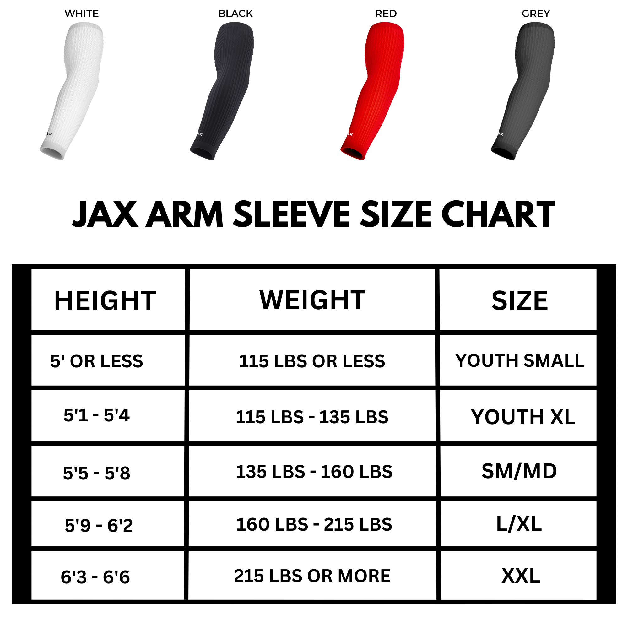 Jax Grey Arm Sleeve