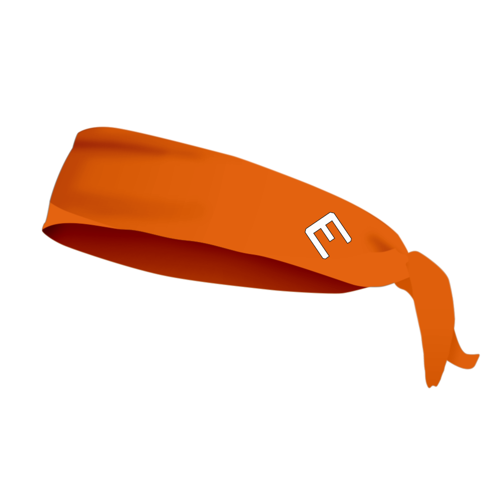 Orange Tie Headband