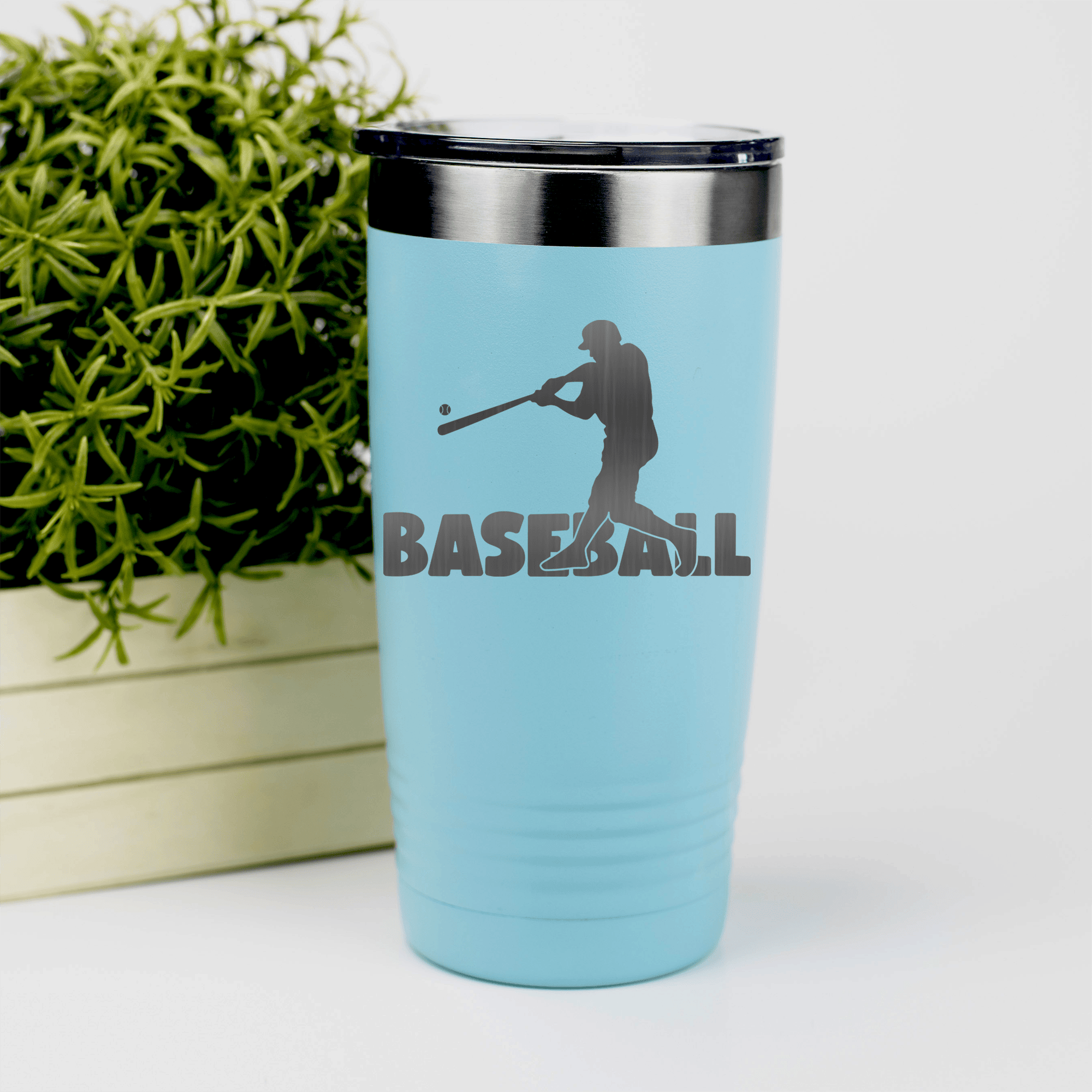 Teal baseball tumbler Diamond Prodigy