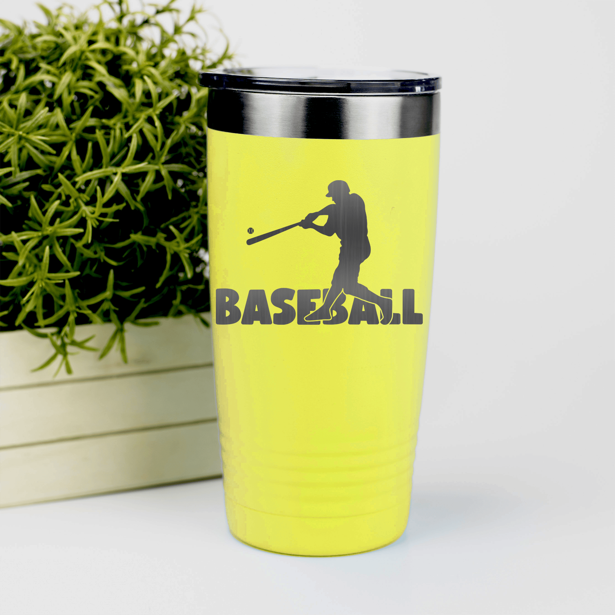 Yellow baseball tumbler Diamond Prodigy