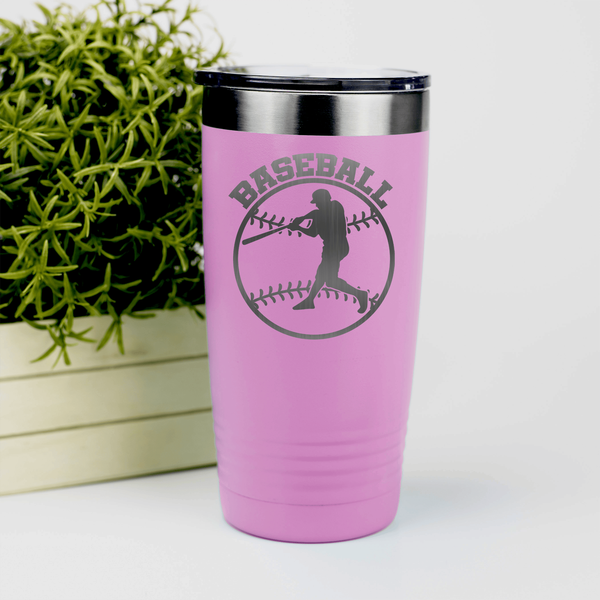 Pink baseball tumbler Player Spotlight