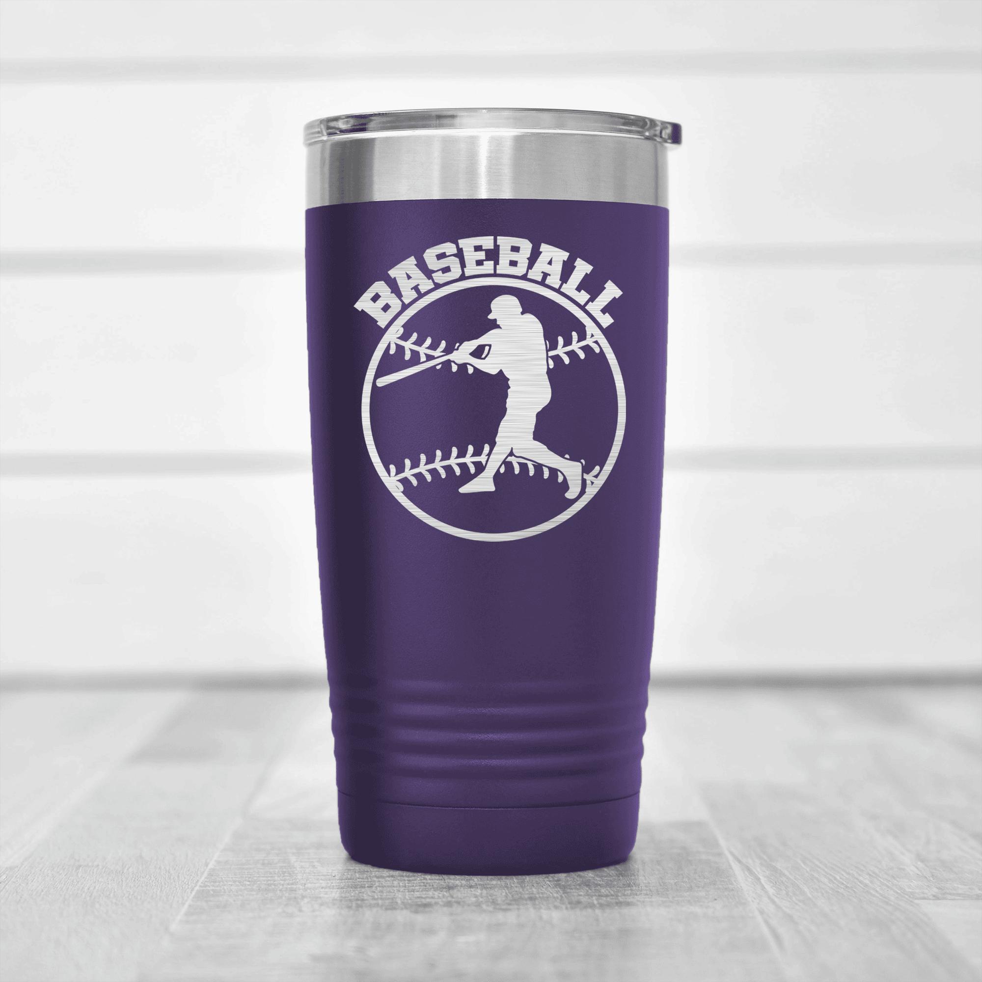 Purple baseball tumbler Player Spotlight