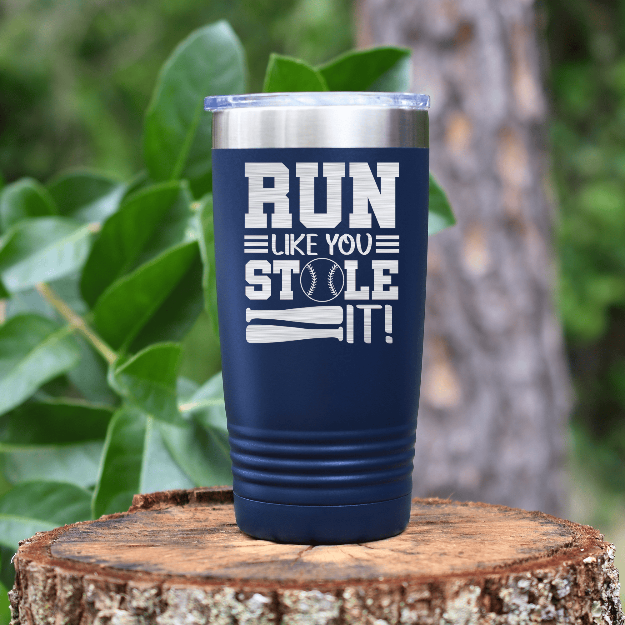 Navy baseball tumbler Swift Baserunner