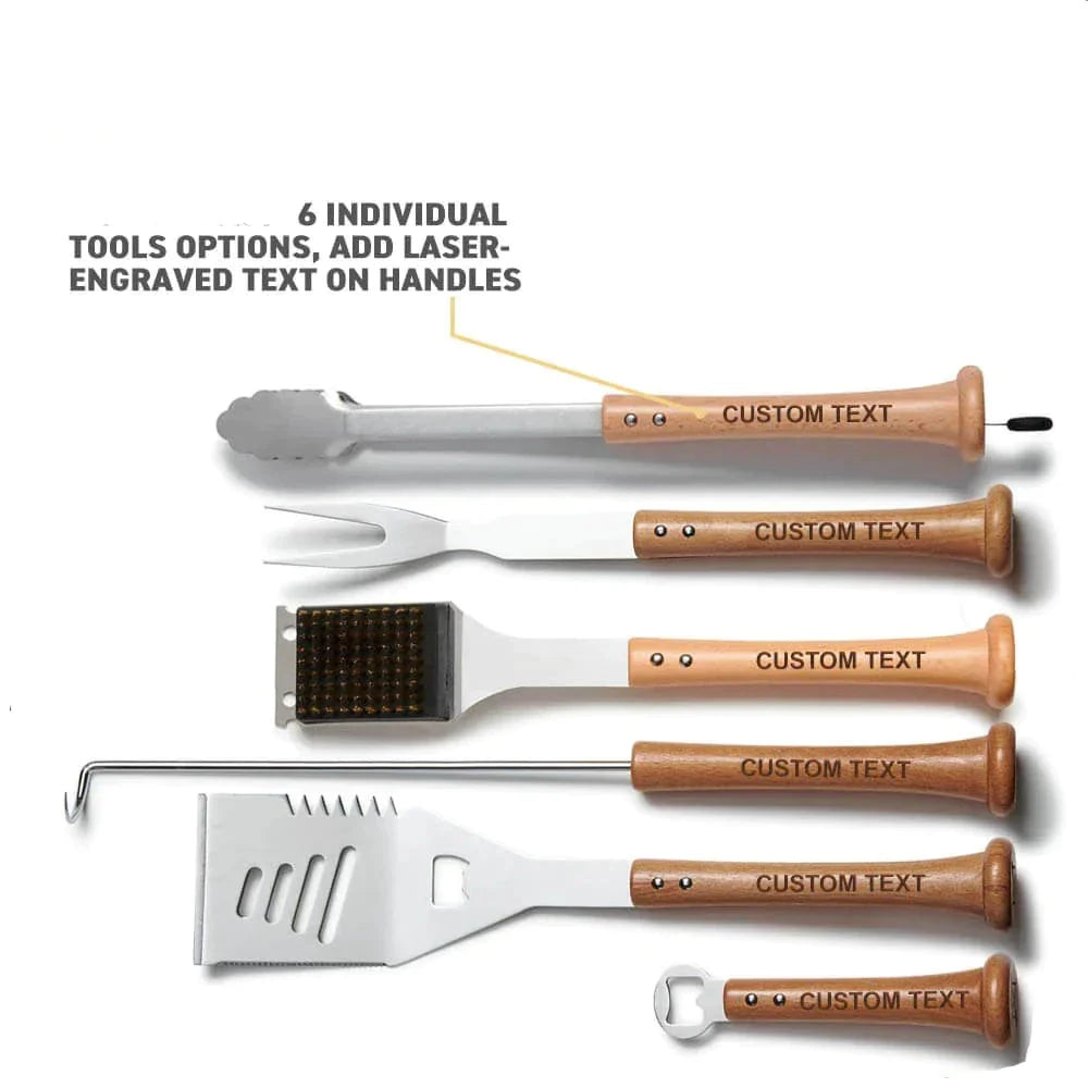 6 Tool Player Grill Tool Set