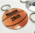 Personalized Baseball Keychain