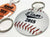 Personalized Baseball Keychain